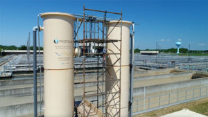 سیستم بیوفیلتراسیون پتروتئوسِ شرکت Tomorrow Water برای استفاده از مرکزداده در کنار تصفیه‌خانهٔ فاضلاب