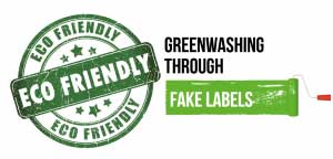 برچسب یا عنوان سبزنما (Greenwash / Greenwashing) یعنی ادعاهای فریبکارانه دربارهٔ خدمات و محصولات سازگار با محیط زیست (سبز)